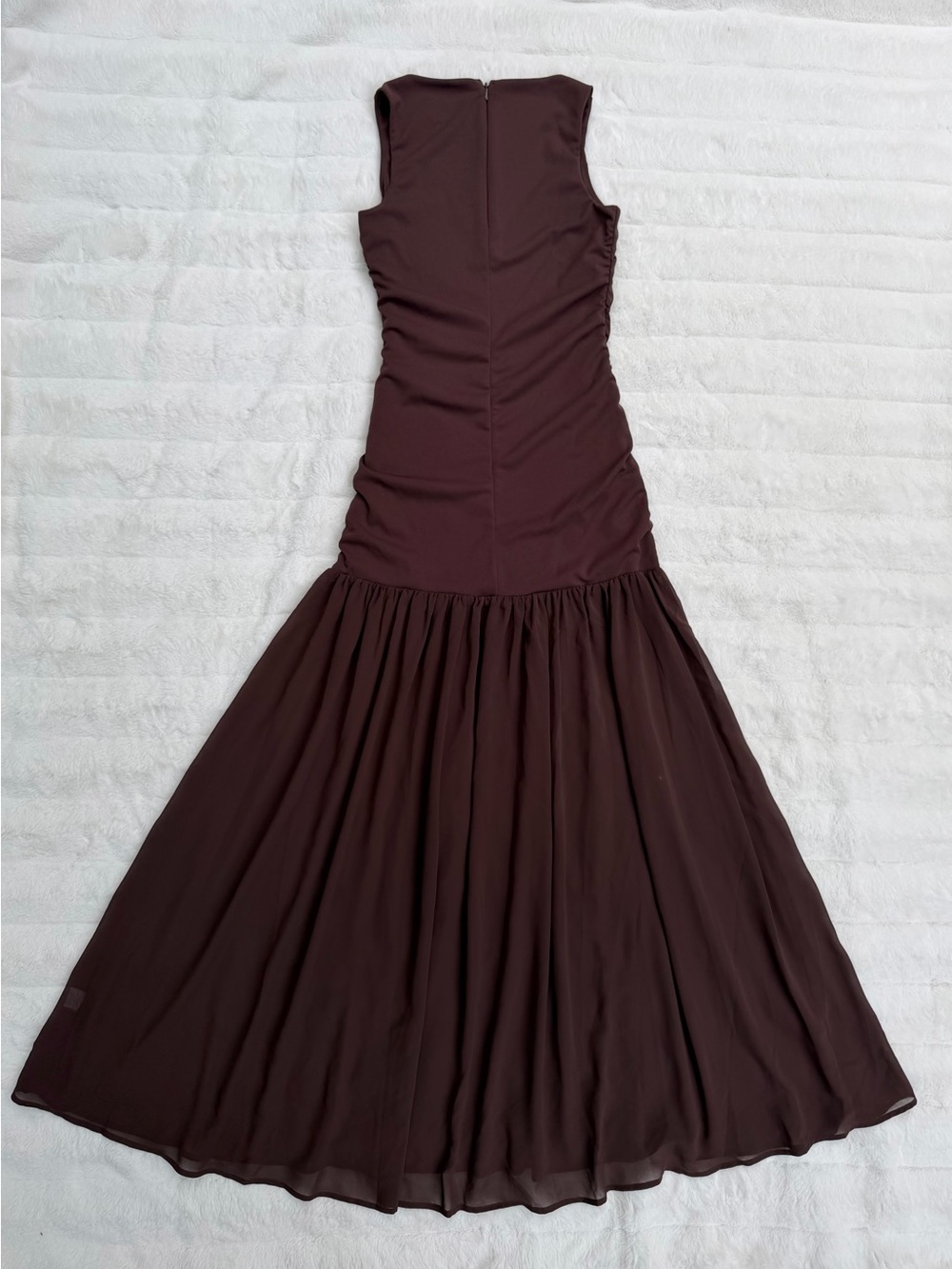 Show Me Your Mumu Aria Maxi Dress Chocolate Brown NWT XS - Picture 14 of 16